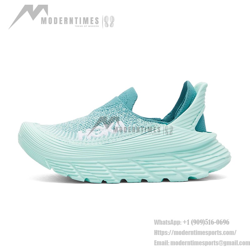 HOKA ONE ONE Restore TC スリップオンスニーカー - オーシャンミスト 軽量ランニングシューズ HOKA ONE ONE Restore TC 1134532-OMSO スリップオンスニーカー(オーシャンミストカラー)