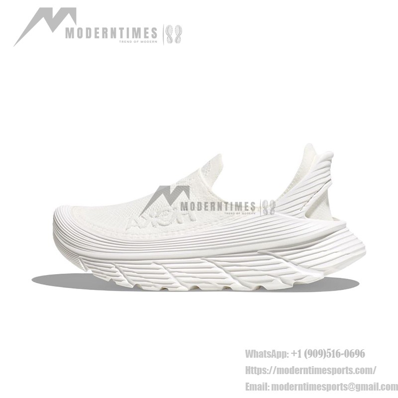 HOKA ONE ONE Restore TC スリップオンスニーカー - オールホワイト 軽量で快適なシューズ HOKA ONE ONE Restore TC 1134532-RAWW スリップオンスニーカー(オールホワイト)