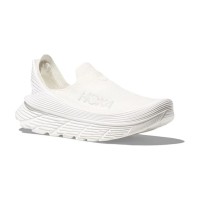 HOKA ONE ONE Restore TC 1134532-RAWW スリップオンスニーカー | オールホワイト 軽量で快適な通気性ランニングシューズ | 男女兼用トレンドシューズ