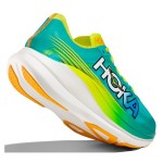 HOKA Rocket X 2 Running Shoes 1127927-CEPR | Ultra-Light Racing Shoes in Ceramic & Evening Primrose HOKA Rocket X 2 Running Shoes in Ceramic & Evening Primrose with a carbon fiber plate and ultra-lightweight design.