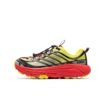 HOKA ONE ONE Speedgoat 5 Trail Running Shoes - Durable Red-Yellow Non-Slip Sneakers HOKA ONE ONE Speedgoat 5 1153891-HRK Trail Running Shoes in Red and Yellow