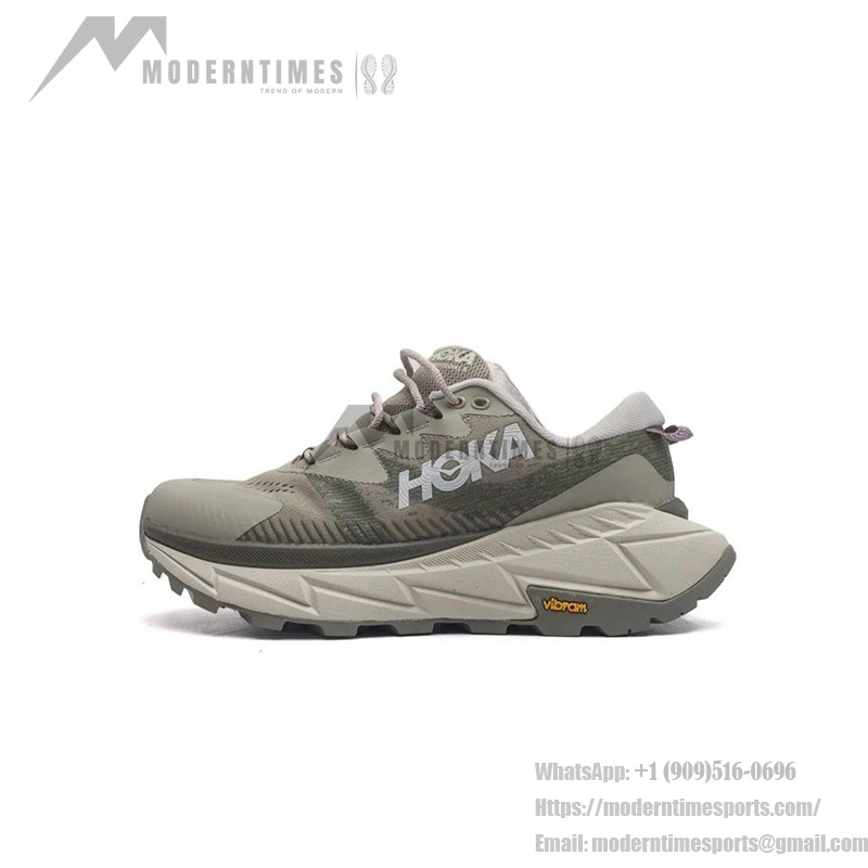 HOKA ONE ONE Skyline Float X Hiking Shoes - Lightweight Cushioned Outdoor Footwear HOKA ONE ONE Skyline Float X 1143430-BYCL Hiking Shoes in Barley Green