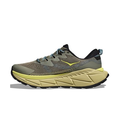 HOKA ONE ONE Skyline Float X 1141610-OHCRT ランニングシューズ | オリーブグリーン＆セロリ 軽量クッション性スニーカー | 屋外トレイル滑り止め耐久性シューズ