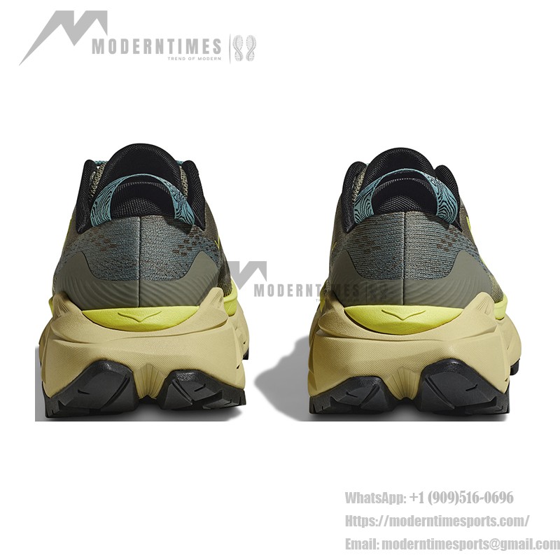 HOKA ONE ONE Skyline Float X ランニングシューズ - 軽量トレイル滑り止めスニーカー HOKA ONE ONE Skyline Float X 1141610-OHCRT ランニングシューズ(オリーブグリーン&セロリ)