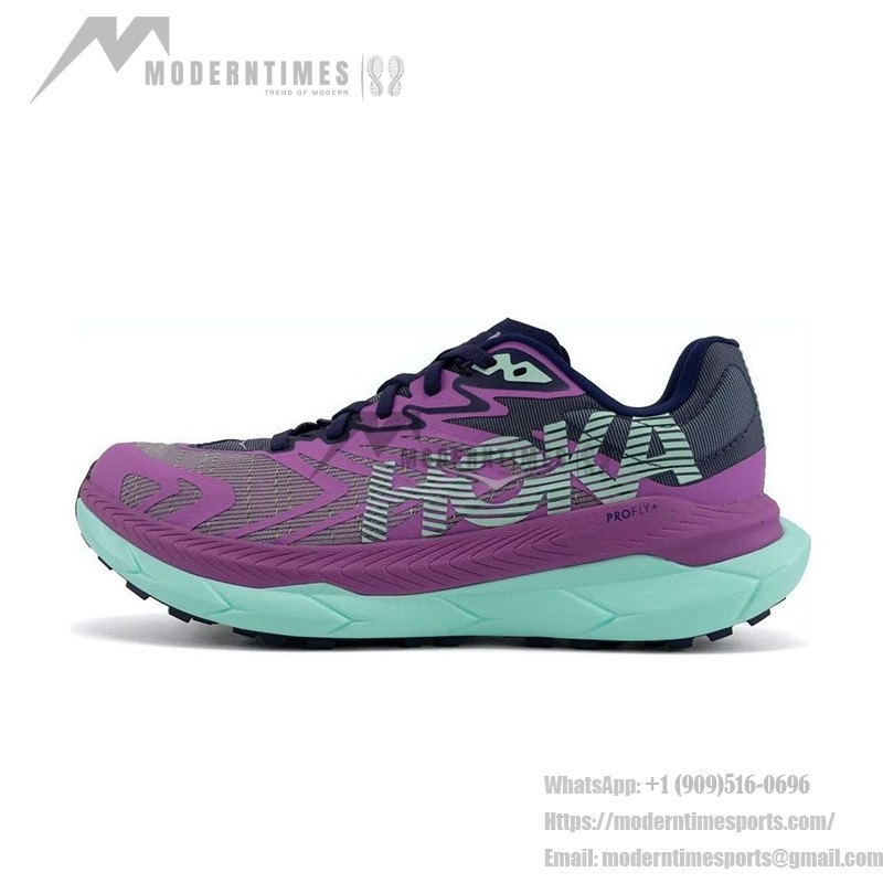 HOKA Tecton X 2 Trail Running Shoes | Orchid Flower & Night Sky | Vibram Grip HOKA ONE ONE Tecton X 2 Trail Running Shoes in Orchid Flower & Night Sky with Carbon Plate and Vibram Grip