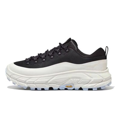 HOKA ONE ONE Tor Summit 1157070-SWW ハイキングシューズ | ブラック＆ホワイト 軽量滑り止めトレイルシューズ | 耐久性・クッション性に優れたアウトドアフットウェア