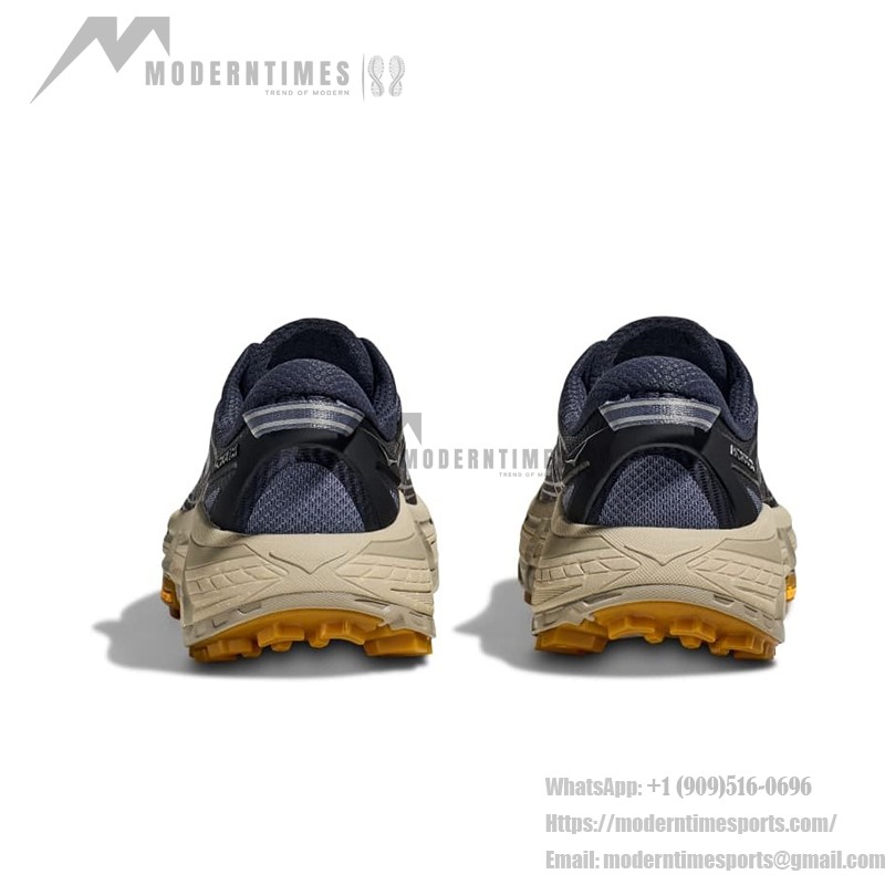 HOKA ONE ONE Mafate Speed 2 軽量トレイルランニングシューズ HOKA ONE ONE Mafate Speed 2 1126851-VYF メンズトレイルランニングシューズ - ネイビーとベージュ