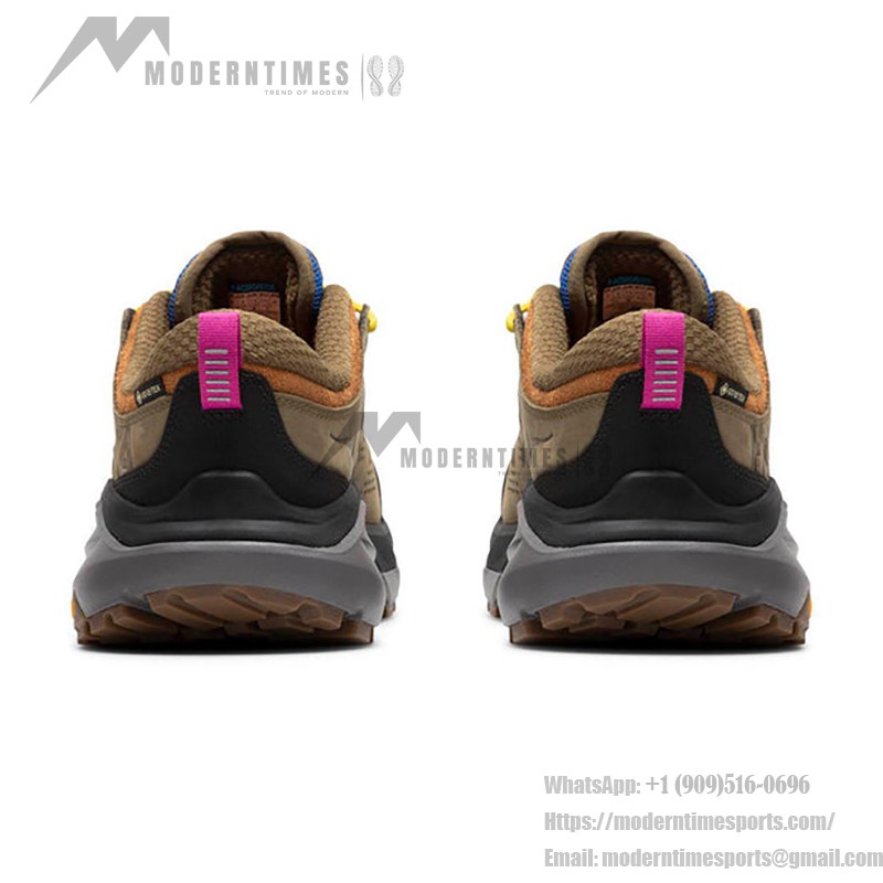 HOKA ONE ONE x Bodega Kaha Low GTX Hiking Shoes (1129077-MOAL) - Martini Olive/Almond, Waterproof with Vibram Outsole HOKA ONE ONE x Bodega Kaha Low GTX Hiking Shoes in Martini Olive/Almond with GORE-TEX Waterproof Technology and Vibram Outsole, Model 1129077-MOAL