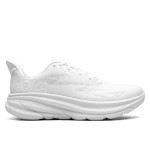 HOKA Clifton 9 レディースランニングシューズ | オールホワイト | 軽量クッション HOKA ONE ONE Clifton 9 レディースランニングシューズ(オールホワイト)