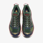 HOKA ONE ONE Mafate Speed 2 Trail Running Shoes (1126851-MVOS) - Green, Burgundy & Cream HOKA ONE ONE Mafate Speed 2 Trail Running Shoes in Green, Burgundy, and Cream, Model 1126851-MVOS