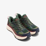 HOKA ONE ONE Mafate Speed 2 Trail Running Shoes (1126851-MVOS) - Green, Burgundy & Cream HOKA ONE ONE Mafate Speed 2 Trail Running Shoes in Green, Burgundy, and Cream, Model 1126851-MVOS