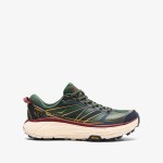 HOKA ONE ONE Mafate Speed 2 Trail Running Shoes (1126851-MVOS) - Green, Burgundy & Cream HOKA ONE ONE Mafate Speed 2 Trail Running Shoes in Green, Burgundy, and Cream, Model 1126851-MVOS