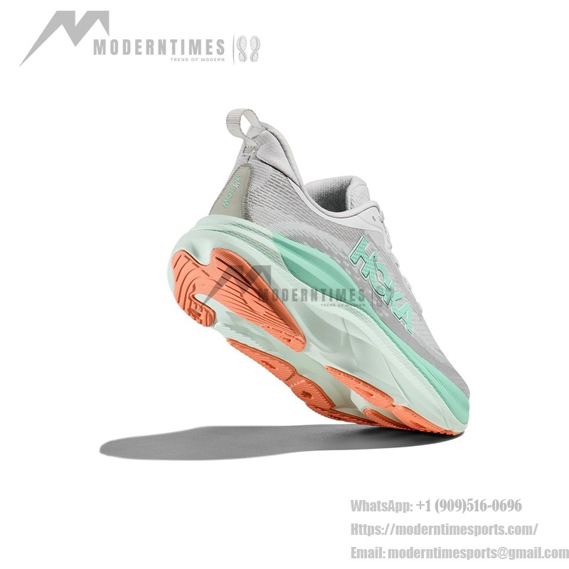 HOKA ONE ONE Skyflow ランニングシューズ - 軽量でクッション性あり HOKA ONE ONE Skyflow 1155113-CMCG ランニングシューズ(グレー&グリーン)