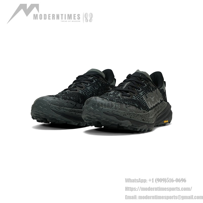 HOKA Speedgoat 6 GTX Women's Trail Running Shoes (1155150-BCKT) - Black/Charcoal, GORE-TEX, Vibram Outsole HOKA Speedgoat 6 GTX Women's Trail Running Shoes in Black/Charcoal with GORE-TEX Waterproof Technology and Vibram Outsole, Model 1155150-BCKT