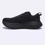 Hoka Bondi 8 All-Black Sneakers | 1127953-BBLC Hoka Bondi 8 All-Black Cushioned Running Shoes - Model 1127953-BBLC