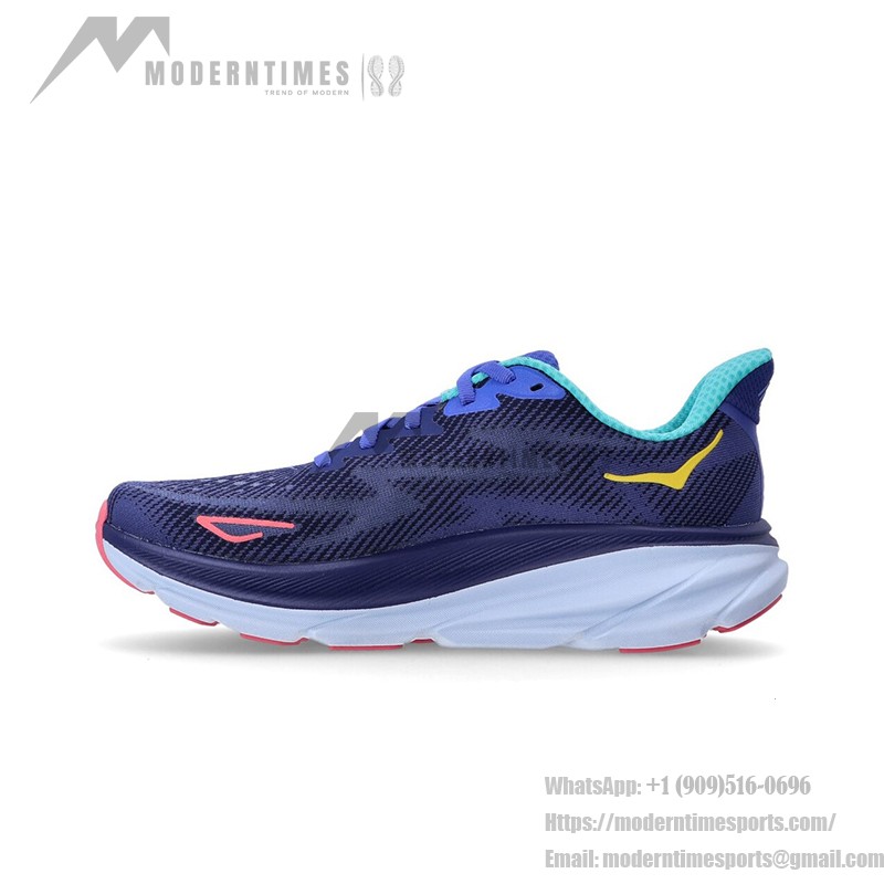 Hoka One One Clifton 9 Lightweight Cushioned Stylish Sneakers | 1127896-BBCRM Hoka One One Clifton 9 Running Shoes - Model 1127896-BBCRM