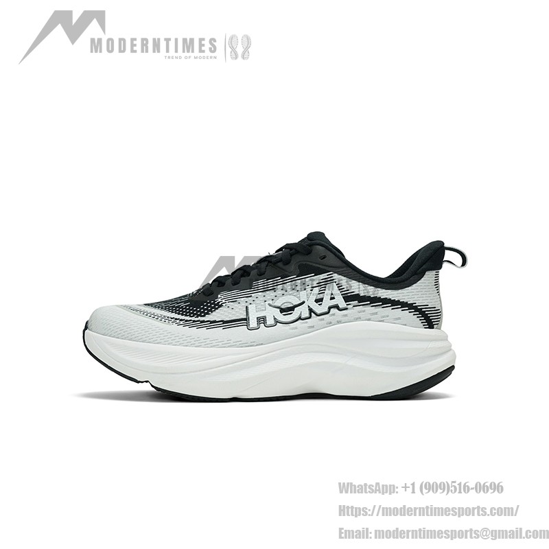 HOKA ONE ONE SKYF LOW ランニングシューズ - 軽量クッションスニーカー HOKA ONE ONE SKYF LOW 1155118-BWHT ランニングシューズ(ブラック&ホワイト)