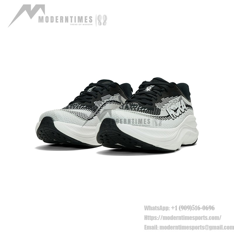 HOKA ONE ONE SKYF LOW ランニングシューズ - 軽量クッションスニーカー HOKA ONE ONE SKYF LOW 1155118-BWHT ランニングシューズ(ブラック&ホワイト)
