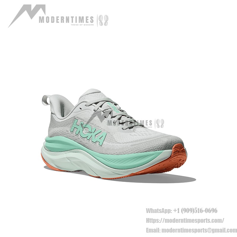 HOKA ONE ONE Skyflow Running Shoes - Lightweight Cream Cushioned Sneakers HOKA ONE ONE Skyflow 1155113-CMCG Running Shoes in Cream