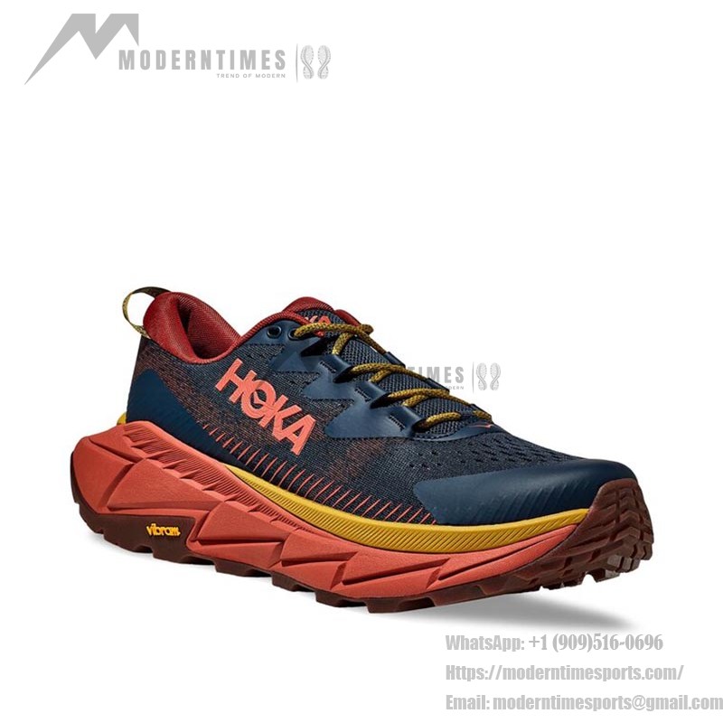 HOKA Skyline Float X Running Shoes 1141610 | Vibram Grip & Lightweight Design HOKA Skyline Float X Running Shoes in Bleu Marine with Vibram Grip and Lightweight Cushioning for trail adventures.