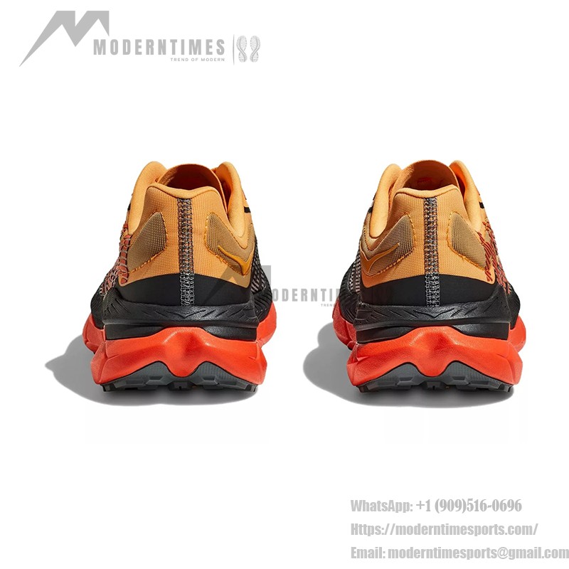HOKA Tecton X 2 | ブラック&フレイム | カーボンプレートテクノロジー HOKA ONE ONE Tecton X 2 トレイルランニングシューズ(ブラック&フレイム、カーボンプレート&ビブラムグリップ搭載)
