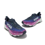 Hoka Speedgoat 6 2E Wide Trail Running Shoes (1147830-SMY) - Blue & Purple Gradient, Vibram Outsole Hoka Speedgoat 6 2E Wide Trail Running Shoes in Blue & Purple Gradient with Pink and White Accents, Vibram Outsole, Model 1147830-SMY