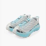 HOKA ONE ONE Mafate Speed 3 - Lightweight Cushioned Trail Shoes HOKA ONE ONE Mafate Speed 3 1141572-SLD Running Shoes in Light Gray and Blue