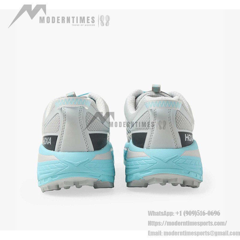 HOKA ONE ONE Mafate Speed 3 - Lightweight Cushioned Trail Shoes HOKA ONE ONE Mafate Speed 3 1141572-SLD Running Shoes in Light Gray and Blue