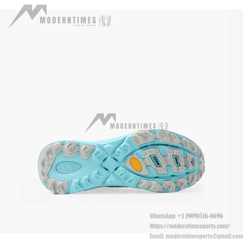 HOKA ONE ONE Mafate Speed 3 - Lightweight Cushioned Trail Shoes HOKA ONE ONE Mafate Speed 3 1141572-SLD Running Shoes in Light Gray and Blue