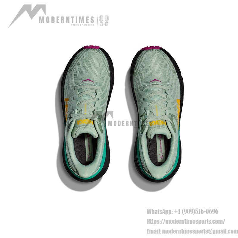 HOKA ONE ONE Challenger ATR 7 Women's Trail Running Shoes - Green All-Terrain Footwear HOKA ONE ONE Challenger ATR 7 Women's 1134498-ACK Trail Running Shoes in Green