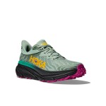 HOKA ONE ONE Challenger ATR 7 Women's Trail Running Shoes - Green All-Terrain Footwear HOKA ONE ONE Challenger ATR 7 Women's 1134498-ACK Trail Running Shoes in Green