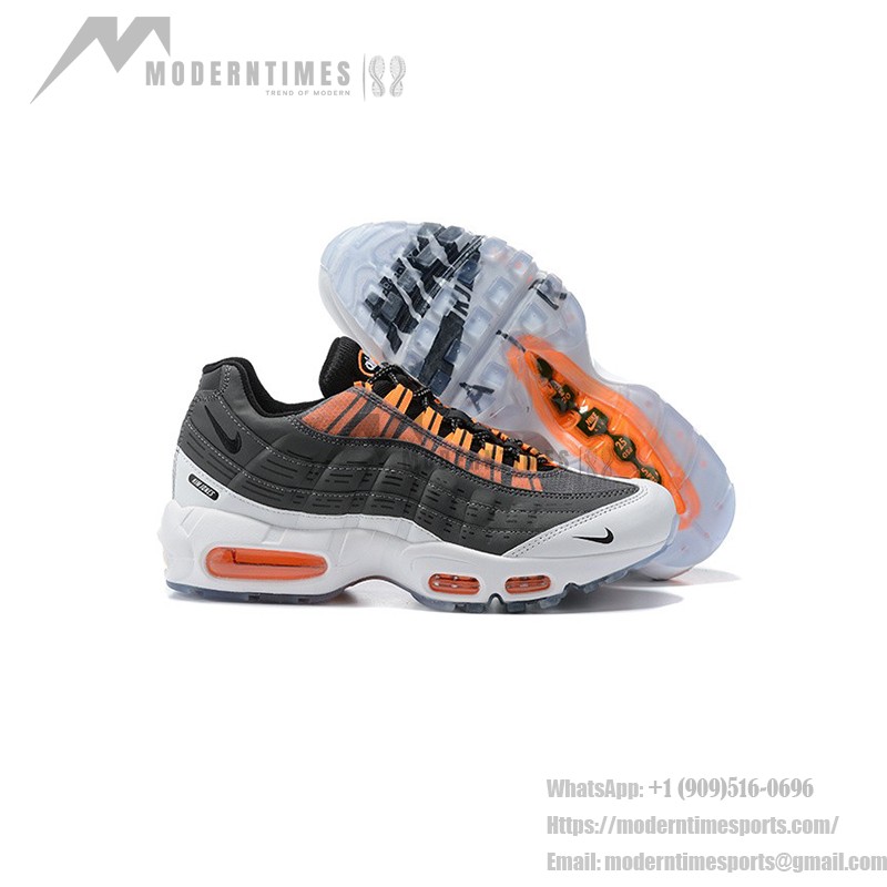 Kim Jones x Nike Air Max 95 DD1871-001 多機能スニーカー オレンジアクセントが際立つKim Jones x Nike Air Max 95 DD1871-001 コラボスニーカー