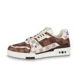 Louis Vuitton Trainer Damier Checkerboard 1ABNKH Louis Vuitton トレーナー ダミエ チェッカーボード 1ABNKH - 高級モノグラムキャンバススニーカー