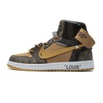 LV x Off-White x Air Jordan 1 コラボカスタム MENS AQ0818-158 LV x Off-White x Air Jordan 1 コラボカスタム MENS AQ0818-158 プレミアム限定版