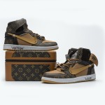 LV x Off-White x Air Jordan 1 コラボカスタム MENS AQ0818-158 LV x Off-White x Air Jordan 1 コラボカスタム MENS AQ0818-158 プレミアム限定版