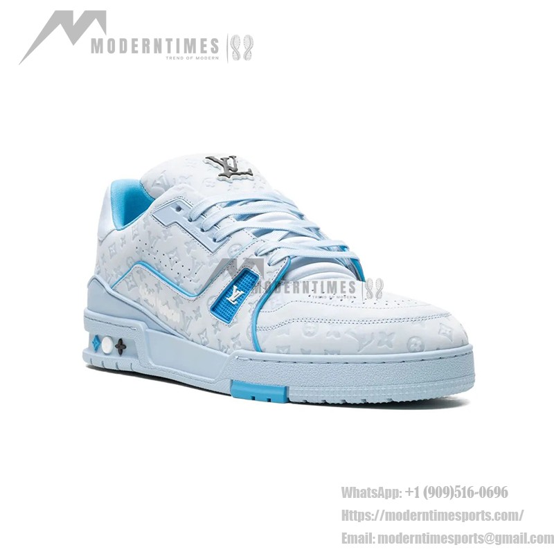 Louis Vuitton LV Trainer "Blue" 1ACRYB - 高級 アイスブルースニーカー Louis Vuitton LV Trainer "Blue" 1ACRYB アイスブルースニーカー
