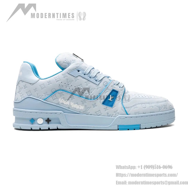 Louis Vuitton LV Trainer "Blue" 1ACRYB - 高級 アイスブルースニーカー Louis Vuitton LV Trainer "Blue" 1ACRYB アイスブルースニーカー