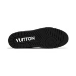 Louis Vuitton LV Trainer Embossed 1AARF6 - 高級 ブラック モノグラム スニーカー Louis Vuitton LV Trainer Embossed 1AARF6 ブラック モノグラム レザー スニーカー