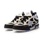 Louis Vuitton LV Skate ブラック ホワイト ライトブルー 1SKT1 ルイ・ヴィトン LV スケート ブラック ホワイト ライトブルー - 高級スケートスニーカー