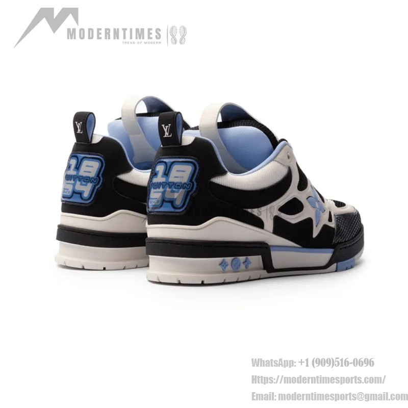 Louis Vuitton LV Skate ブラック ホワイト ライトブルー 1SKT1 ルイ・ヴィトン LV スケート ブラック ホワイト ライトブルー - 高級スケートスニーカー