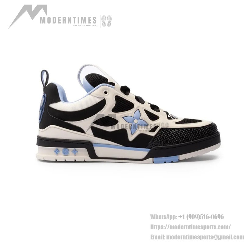 Louis Vuitton LV Skate ブラック ホワイト ライトブルー 1SKT1 ルイ・ヴィトン LV スケート ブラック ホワイト ライトブルー - 高級スケートスニーカー