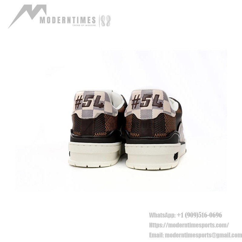 Louis Vuitton LV トレーナー ダミエ エベヌ マルチ スニーカー – エレガント & トレンド Louis Vuitton LV トレーナー ダミエ エベヌ マルチ 1AAST3 - 高級スニーカー