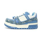 Louis Vuitton LV トレーナー マキシ WMNS ブルー 1AGZC4 Louis Vuitton LV トレーナー マキシ WMNS ブルー 1AGZC4 - 高級ダメージデニムスニーカー