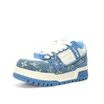 Louis Vuitton LV トレーナー マキシ WMNS ブルー 1AGZC4 Louis Vuitton LV トレーナー マキシ WMNS ブルー 1AGZC4 - 高級ダメージデニムスニーカー
