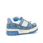 Louis Vuitton LV トレーナー マキシ WMNS ブルー 1AGZC4 Louis Vuitton LV トレーナー マキシ WMNS ブルー 1AGZC4 - 高級ダメージデニムスニーカー
