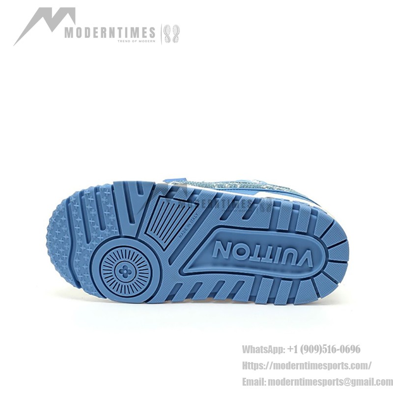 Louis Vuitton LV トレーナー マキシ WMNS ブルー 1AGZC4 Louis Vuitton LV トレーナー マキシ WMNS ブルー 1AGZC4 - 高級ダメージデニムスニーカー