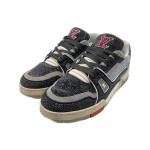 Louis Vuitton LV トレーナー レッド グレー ブラック 1AA6PQ Louis Vuitton LV トレーナー レッド グレー ブラック 1AA6PQ - 高級クリスタル装飾スニーカー