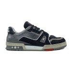 Louis Vuitton LV トレーナー レッド グレー ブラック 1AA6PQ Louis Vuitton LV トレーナー レッド グレー ブラック 1AA6PQ - 高級クリスタル装飾スニーカー