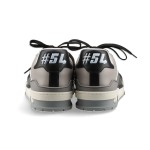 Louis Vuitton LV トレーナー スニーカー ロー 1A54H5 Louis Vuitton LV トレーナー スニーカー ロー 1A54H5 - 高級ブラックグレーレザースニーカー