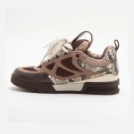 Louis Vuitton スケートスニーカー ブラウン スネークスキン - ラグジュアリー限定版 Louis Vuitton スケートスニーカー ブラウン スネークスキン 1ABMG5 - 高級デザイナースニーカー